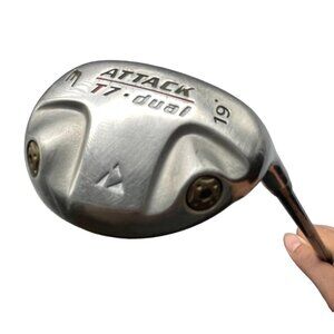 attack t7 dual e hybrid golf club 19 degree tourlite low torque graphite READ